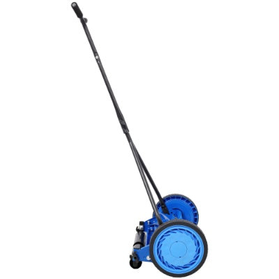 16in Push Lawn Mower, Push Reel Lawn Mower, Blue Color