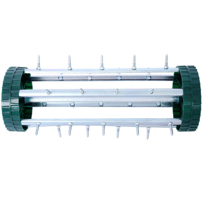 Spike Lawn Aerator, Heavy Duty Rolling Lawn Aerator, Garden Yard Rotary Push Lawn Aeration With Stee