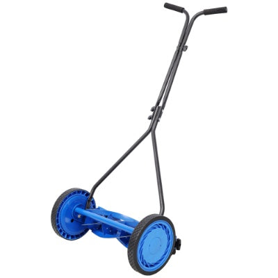 16in Push Lawn Mower, Push Reel Lawn Mower, Blue Color