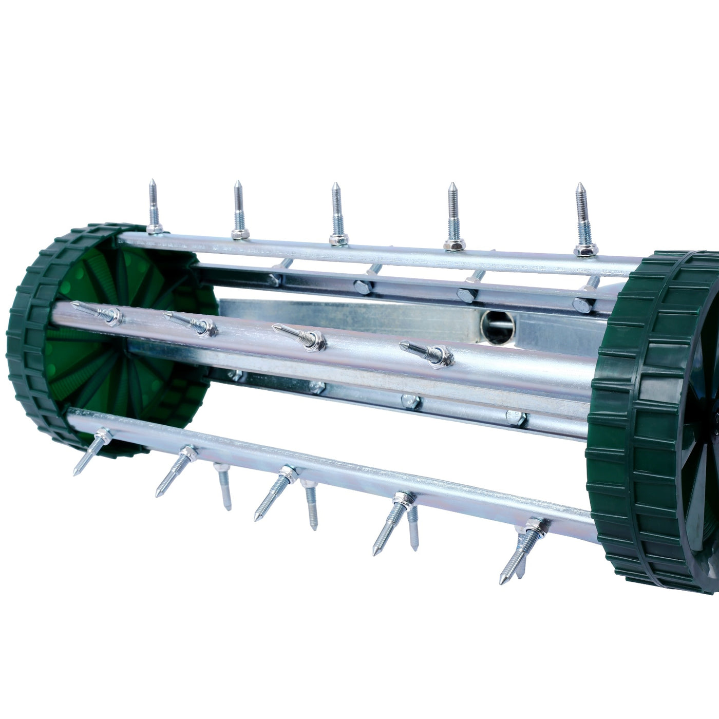 Spike Lawn Aerator, Heavy Duty Rolling Lawn Aerator, Garden Yard Rotary Push Lawn Aeration With Stee