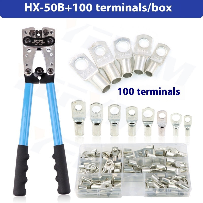 HX-50B Large Terminal Crimping Pliers