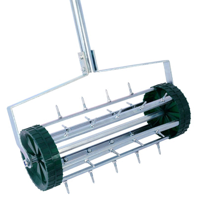 Spike Lawn Aerator, Heavy Duty Rolling Lawn Aerator, Garden Yard Rotary Push Lawn Aeration With Stee
